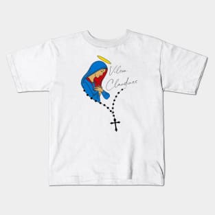 Holy Rosary Month Kids T-Shirt